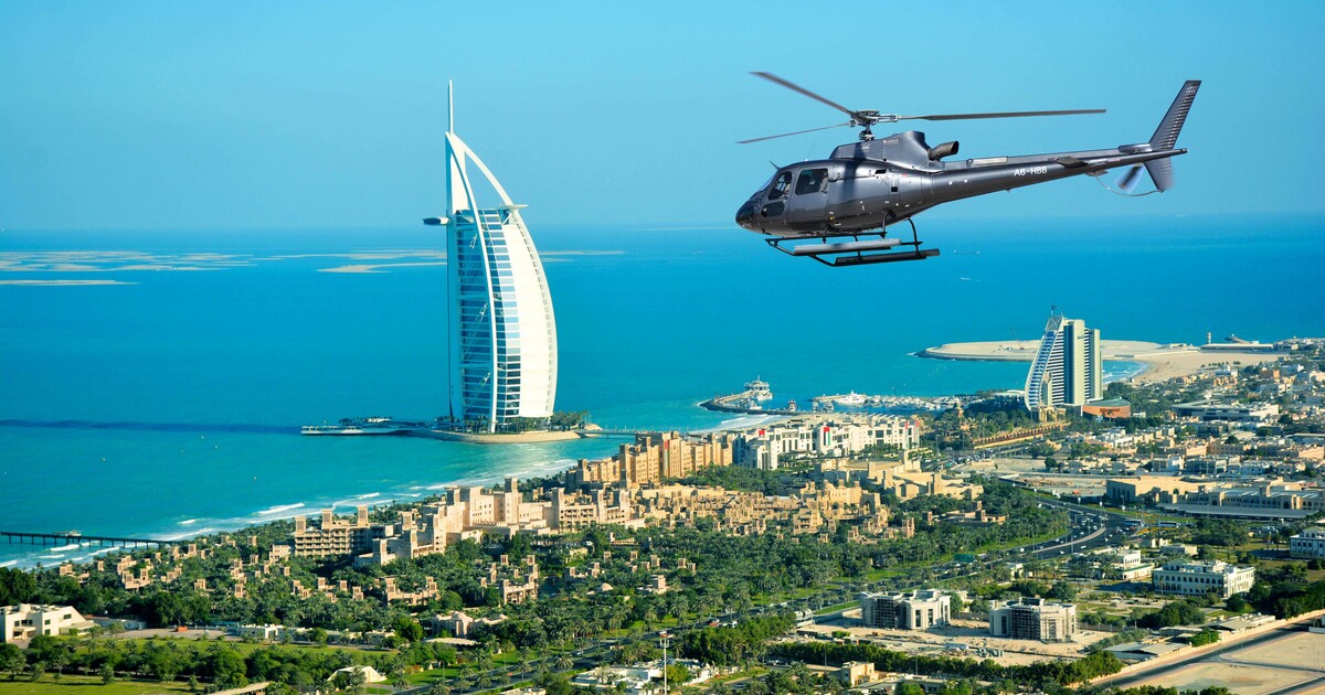 Dubai Helicopter Tour | Helicopter Ride Dubai | Sightsee From The Sky